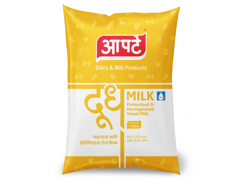 Apte Dairy- Milk-Pouch-Toned-1 Ltr